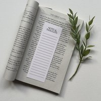 The Book Review Bookmark (Set of 5)